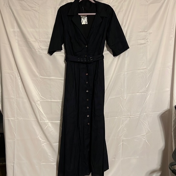 eshakti Dresses & Skirts - eShakti Paisley Maxi Shirtdress 16W